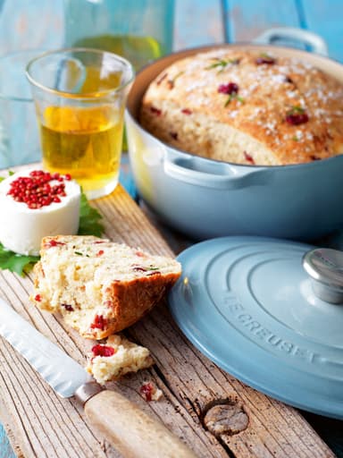 Le Creuset Rund Gryte Coastal Blue 26cm 5,3l