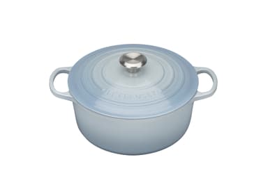 Le Creuset Rund Gryte Coastal Blue 26cm 5,3l