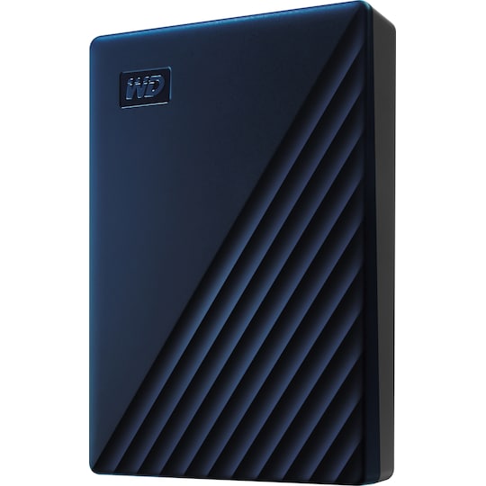 WD My Passport til Mac bærbar harddisk 5 TB (blå)