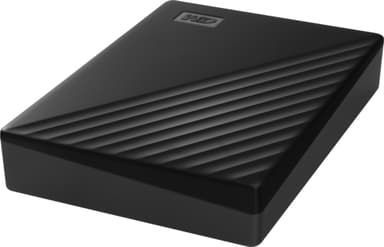 WD My Passport bærbar harddisk 5 TB (sort)