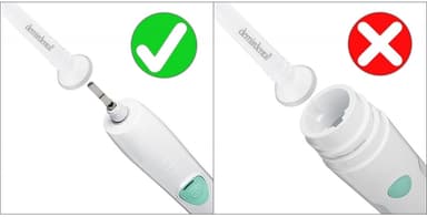 Demirdental X-Series Tandb�rstehoved tilsv. Philips Optimal White 8-Pack