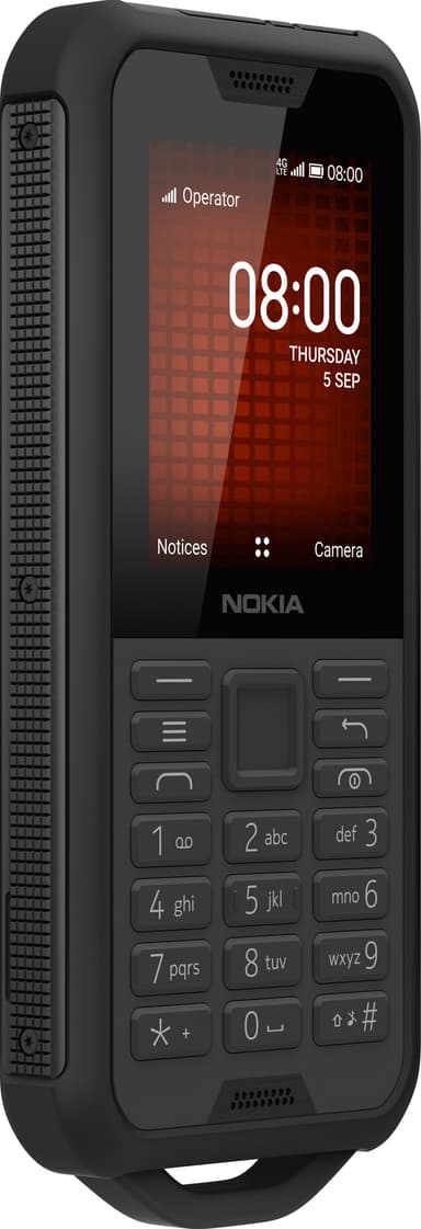 Nokia 800 Tough mobiltelefon (sort)