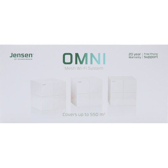 Jensen Omni mesh-sett (3-pakning)