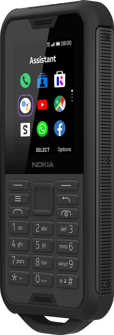 Nokia 800 Tough mobiltelefon (sort)