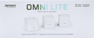 Jensen Omni Lite mesh-sett (3-pakning)