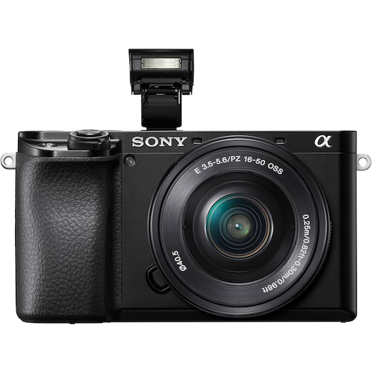 Sony Alpha A6100 systemkamera + 16-50 mm f/3.5-5.6 Power Zoom-objektiv