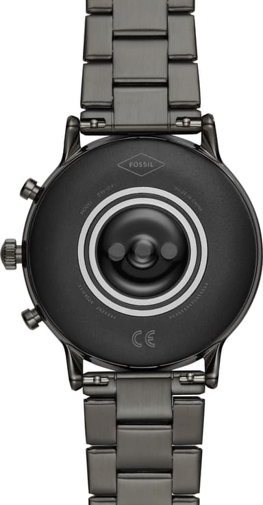 Fossil Carlyle HR Gen. 5 smartklokke 44 mm rustfritt stål (smoke)