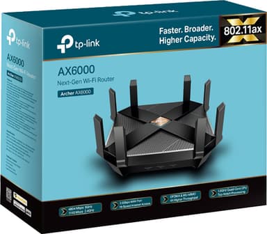 TP-Link AX6000 dual-band WiFi 6 router