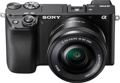 Sony Alpha A6100 systemkamera + 16-50 mm f/3.5-5.6 Power Zoom-objektiv