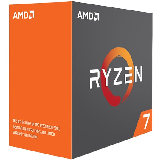 AMD Ryzen™ 7 1700X prosessor (boks)