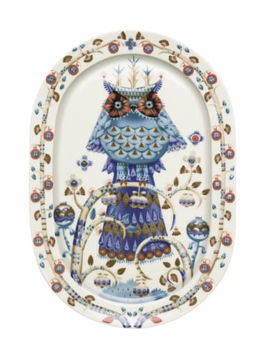 Iittala taika serveringsfat oval hvit 41cm