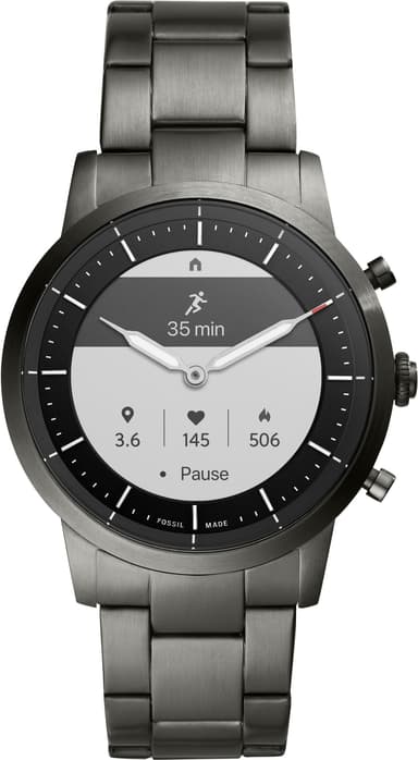 Fossil Collider Hybrid smartklokke 42 mm (mørk grå)
