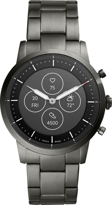 Fossil Collider Hybrid smartklokke 42 mm (mørk grå)