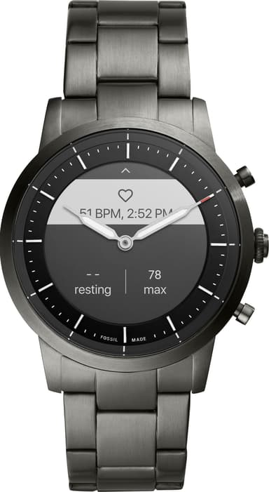 Fossil Collider Hybrid smartklokke 42 mm (mørk grå)