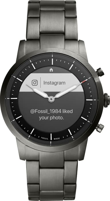 Fossil Collider Hybrid smartklokke 42 mm (mørk grå)