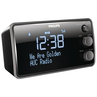 Philips klokkeradio AJB3552/12 (sort)