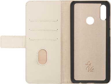 La Vie Huawei P Smart 2019 lommebokdeksel (cream beige)