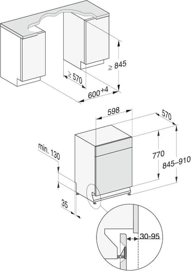 Miele oppvaskmaskin G7317SCUXXLBRWS (hvit)