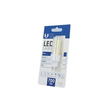 LED lyspære G9 8W 230V 6000K 700lm