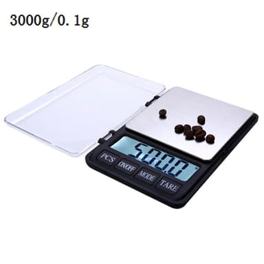 Pakkevekt/ Brevvekt / Kjøkkenvekt med 3.5 0.1g~3000gr