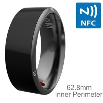 Jakcom R3 NFC smart ring - Helsesjekk- Telefonsamtal - Delning - Herrestørrelse 62,8