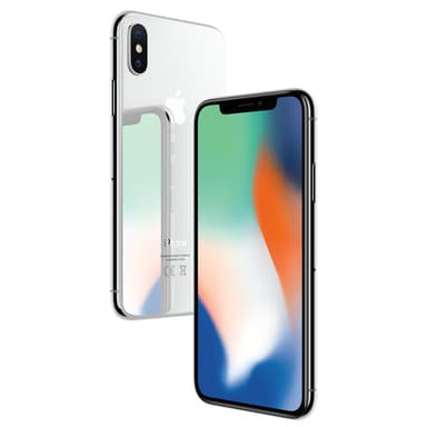 iPhone X 64 GB (sølv)