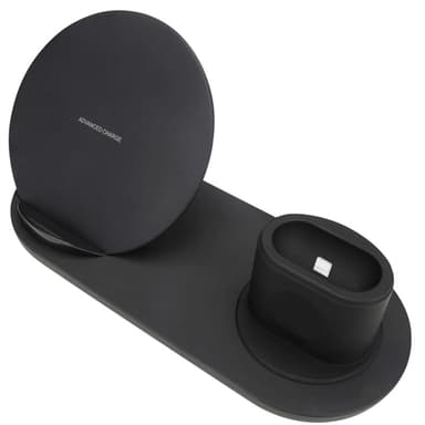 3i1 Ladestasjon Apple Airpods, Watch & iPhone Svart Ladere 3i1 Ladestasjon Apple Airpods, Watch & iPhone Svart Kjøp