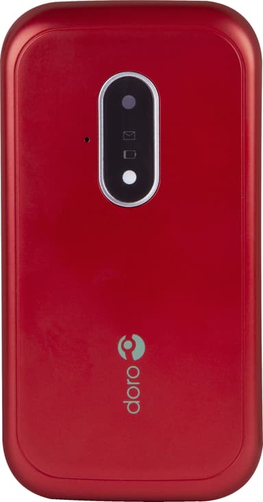 Doro 7031 mobiltelefon (rød/hvit)