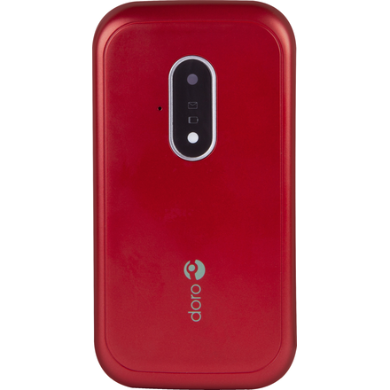 Doro 7031 mobiltelefon (rød/hvit)