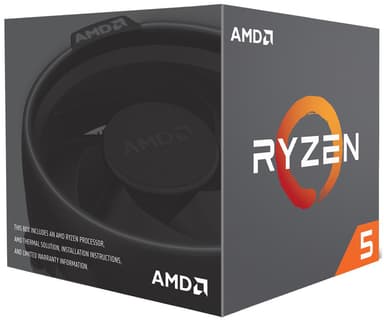 AMD Ryzen™ 5 1600 prosessor (boks)