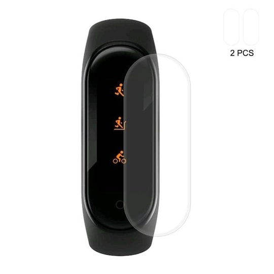 Skjermbeskyttelse til Xiaomi Mi Bånd 4 - 2-Pakk