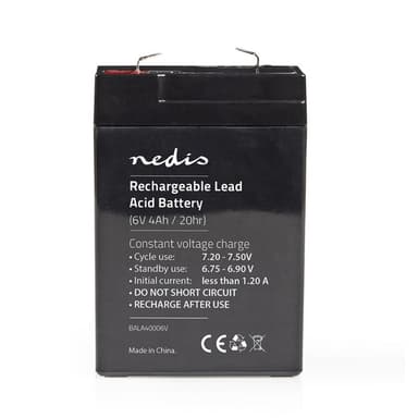 Nedis Oppladbart blybatteri  6V 4500mAh