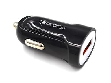 Supersnabb billaddare 12 V med  USB 3.0 uttag 2.4 A