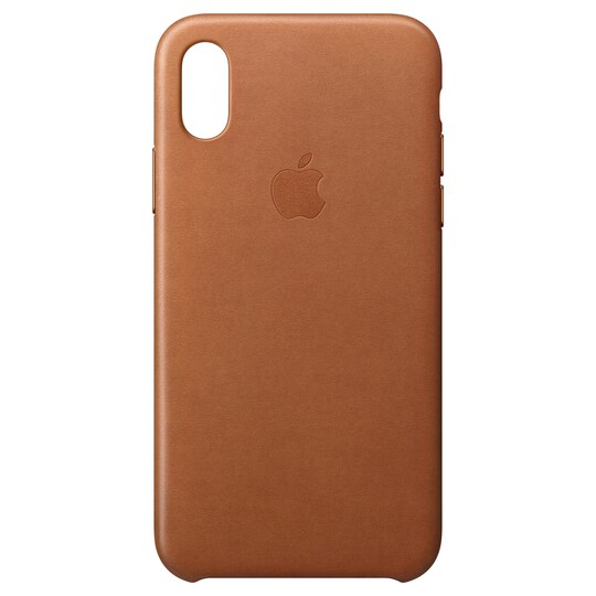iPhone X lærdeksel (brun)