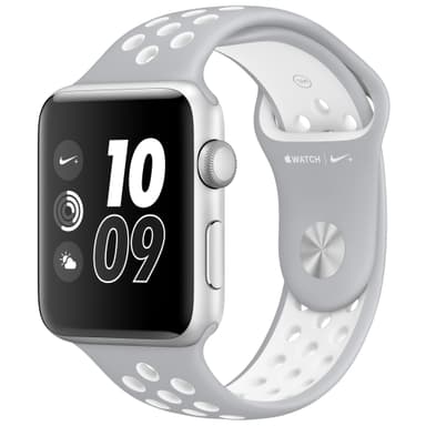 Apple Watch Series 2 Nike+ 42mm (sølv alu/hvit rem)