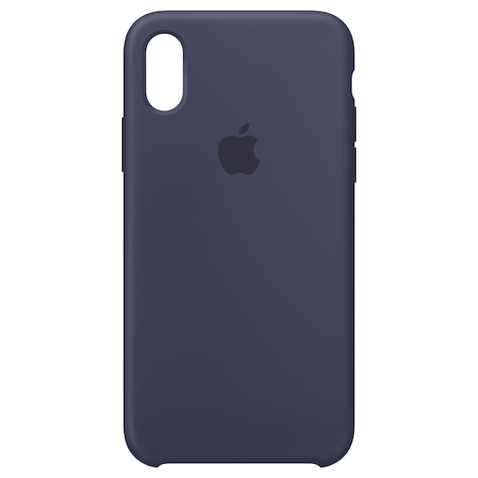 iPhone X silikondeksel (midnattsblå)