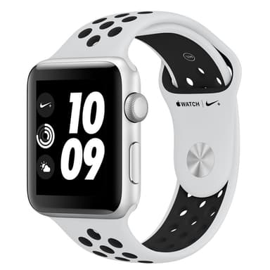 Apple Watch Series 3 Nike+ 38 mm (platinum/sort reim)