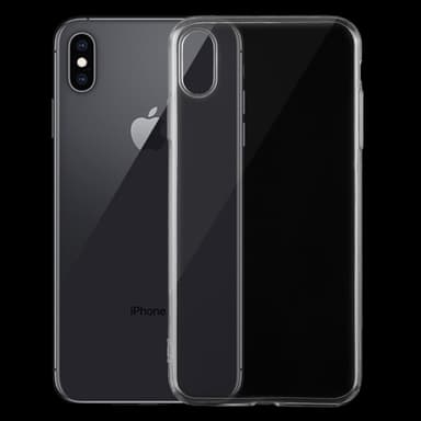 Ultratynt Bakskall / mobildeksel for  iPhone XS Max  Gjennomsiktig