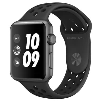 Apple Watch Series 3 Nike+ 38 mm (antrasitt/sort reim)
