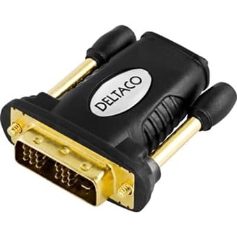 HDMI-adapter 19-pin hunn til DVI-D Single Link hann