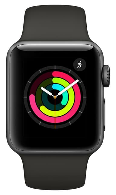Apple Watch Series 3 38 mm (grå sportsreim)