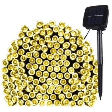 Solcellebelysning LED Sløyfe 17m 100stk lys