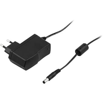 Nettadapter 230V-12V 1A, sort