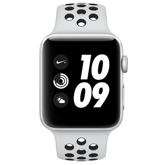Apple Watch Series 3 Nike+ 42 mm (platina/sort reim)