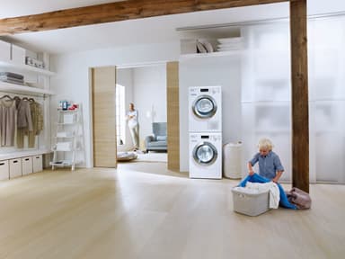Miele stablesett WTV501 (hvit utgave)