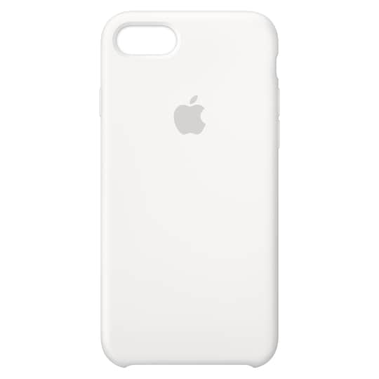 iPhone 8/SE silikondeksel (hvit)