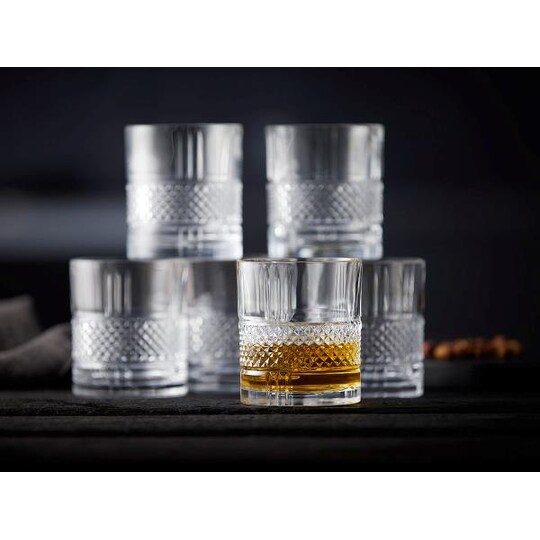 Lyngby glass whisky brillante 34cl 6 stk