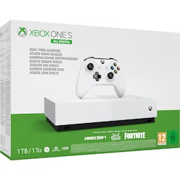 Xbox One S 1 TB All-Digital utgave (hvit)