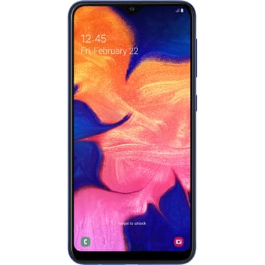 Samsung Galaxy A10 smarttelefon (blå)