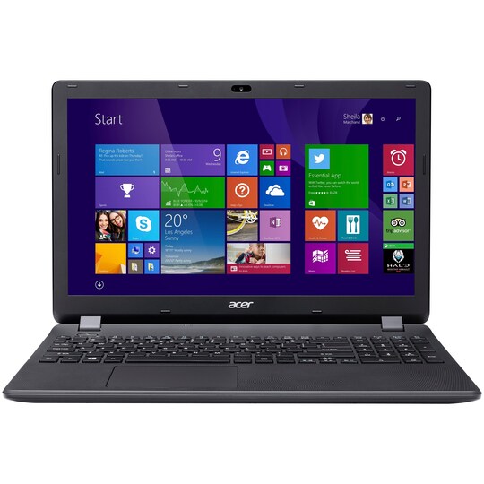Acer Aspire ES1-512 15.6" bærbar PC (sort)